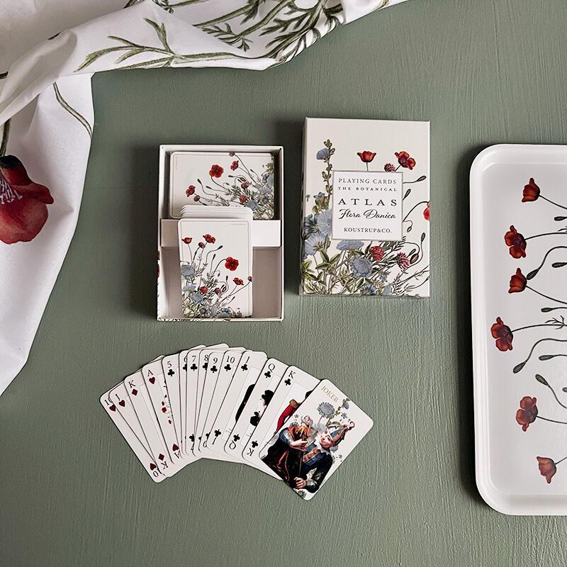Flora Danica Playing Cards｜2 decks in a beautiful box｜Koustrup & Co.